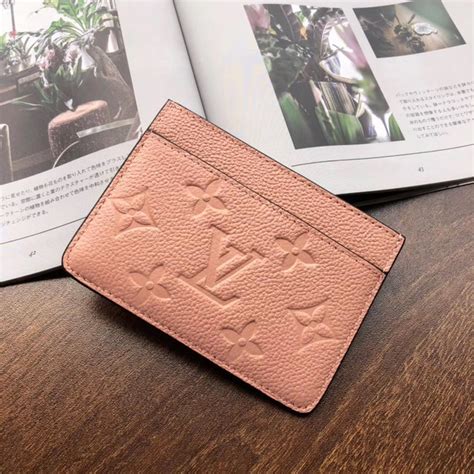 lv pink card holder|louis vuitton key holder.